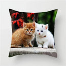 Axyaa Cute Cat Animal Pillowcase for Sofa Decoration in Living Room