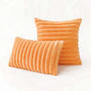 Axyaa Faux Fur Throw Pillow Covers - Soft Fluffy Couch Cushion Covers