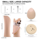 Axyaa Silicone Makeup Brush Storage Bag Beauty Egg Storage Bag