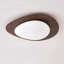 Axyaa Vintage Walnut Ceiling Light with Acrylic Shade