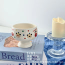 Axyaa Cream Wind Ceramic Ice Cream Dessert Bowl - Cute & Cartoon-Inspired