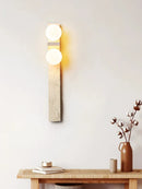 Axya Stone Long Strip Wall Lamp | Natural Living Room Bedroom Lighting