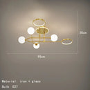 Modern Nordic Living Room Ceiling Light by Axyaa: Simple, Creative, Small-sized Lighting Fixture for Bedroom and Dining Room