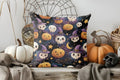 Stained Glass Halloween Ghost Pillow Cover by Axyaa