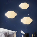 Axyaa Cloud Shape Cartoon Wall Light Sconce for Kid's Room Decor Lighting