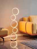 Axyaa Nordic LED Floor Lamp - Artistic & Luxurious Touch Switch Lighting