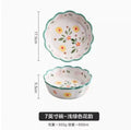 Axyaa 7-inch Ceramic Bowl Set for Baking, Steaming, & Serving Fruit Salad