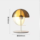 Axyaa Glass Hemisphere LED Floor Lamp - Industrial Corner Room Decoration Light