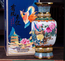 Axyaa Chinese Ceramic Enamel Vase for TV Cabinet and Desktop Decoration