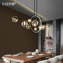 Axyaa Glass Ball Pendant Light | Modern Restaurant Home Decor Chandelier
