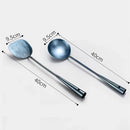 Axya Hand-Forged Cookware Set: Shovel, Wok Spatula, Spoon, Turner for Frying, Steak, Stirring