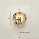 Axyaa Vintage LED Wall Light Iron Marble Bathroom Mirror Stair Reading Lamps