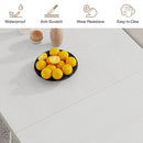 Axyaa Rustic Farmhouse Dining Table: 71" Rectangular Table for 6-8 People