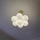 Axyaa Moon Bubble Ball Pendant Light for Children's Room & Living Room
