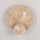 Axyaa Yellow Cave Stone LED Wall Lamp - Nordic Minimalist Living Room Sconce