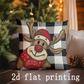 Axyaa Christmas-themed Hello Winter Noel Pillowcases for Sofa Bedroom Car