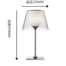 Axyaa Glass Floor Lamp LED Light Fixture for Living Room Bedroom Luxury Design