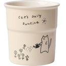Axyaa Cute Cat Illustrations Ceramic Latte Mug