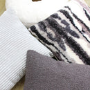 Axyaa Gradient Rabbit Fur Cushion Cover 45x45cm Home Sofa Decor Super Soft