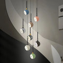 Axyaa Magnetic LED Pendant Light: Nordic Style Sphere for Bedroom, Living Room & Restaurant