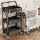 Axyaa Floor-to-Ceiling Multi-layer Service Cart for Kitchen Storage