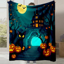 Axyaa Digital Cartoon Printed Flannel Blanket for Office & Leisure