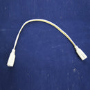 Axya 20cm Double End 3 Pin LED Tube Connector Extension Cord White