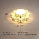 Axyaa LED Crystal Ceiling Lamp for Home Decor Lighting