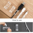 Axyaa Cable Clips: Desktop Cord Organizer Wire Holder Clamp Manager