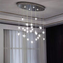 Axyaa Staircase Chandeliers LED Pendant Light for Modern Living Room