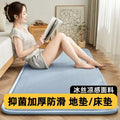 Axyaa Double-Sided Ice Silk Mat: Soft Student Mattress for Summer, Foldable Sponge Cushion