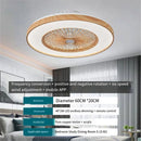 Axyaa Wood Grain Ceiling Fan Light for Kitchen Bedroom LED Integration