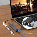Axyaa 8-in-1 USB C Hub with 4K HDMI, RJ45, SD/TF, PD, USB 3.0 - Laptop Dock