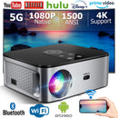 Axyaa 4K LED Projector Full HD 1080P Video 8K Home Theater Wifi Portable Proyector