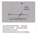 Axyaa Minimalist Strip LED Pendant Lights for Modern Living and Dining Spaces