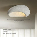 Axyaa Cream Ceiling Lights: Nordic Minimalist LED Chandelier for Bedroom & Living Room