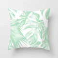 Light Blue Green Mint Geometric Print Boho Pillowcase Set by Axyaa