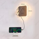 Axyaa Adjustable USB Wall Lamp for Bedroom Study, Minimalist LED Reading Light