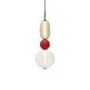 Axyaa Nordic Glass LED Pendant Light for Living Room, Bedroom, Dining Room