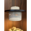 Cream Wabi Sabi Bedroom Pendant Light by Axyaa