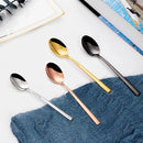 Axyaa 6-Piece Gold Coffee Spoon Set Stainless Steel Mini Teaspoon Set
