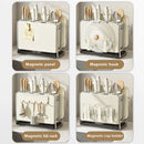 Axyaa Wall-mount Knife and Cutting Board Storage Rack