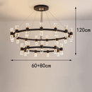 Axyaa Modern LED Ceiling Lamp Chandelier for Bedroom and Dining Room