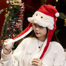 Axyaa LED Santa Jumping Moustache Hat | Light Up Glow Christmas Gift