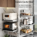 Axyaa Wall-Mounted Microwave & Spice Rack Set