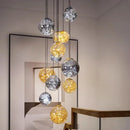 Axyaa Nordic Glass Pendant Lights for Living Dining Room - Luxury Hanging Light