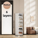Axyaa Foldable Shoe Cabinet: 3-9 Tier Heavy-Duty Storage Box for Shoes & More