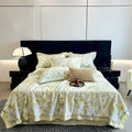 Axyaa Floral Pastoral Tencel Summer Quilt Set - 50 Cool Quilts