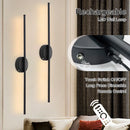 Axyaa LED Wall Lights: Wireless Rechargeable Dimmable Touch Switch ON/OFF Lamps