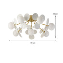Axyaa Nordic Princess Chandelier for Dining Living Room Bedroom